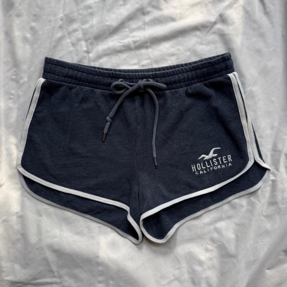 Hollister Navy Blue Athletic Shorts